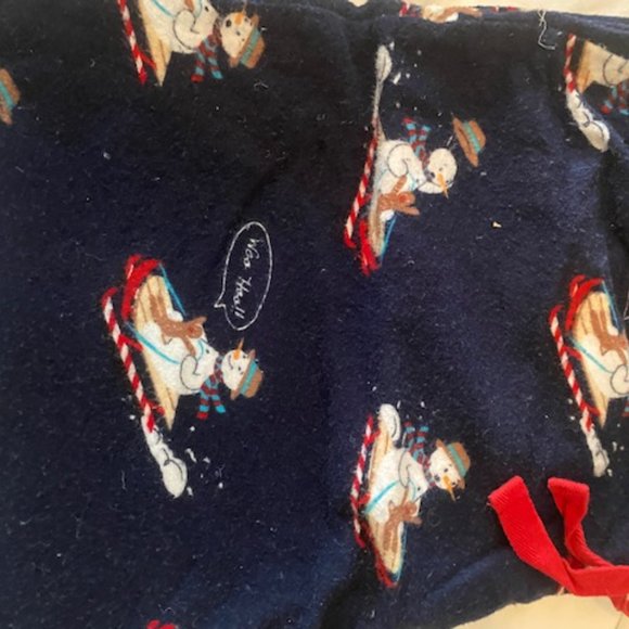 P.J. Salvage Snowmen Pajama Set Flannel - Picture 2 of 4